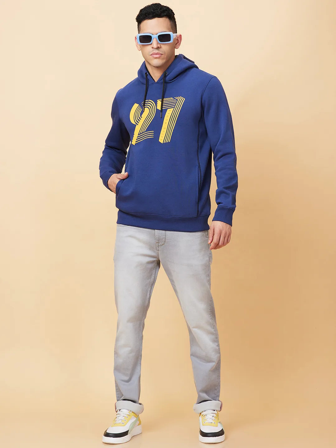 Being Human Clothing Mens-Top Hoody Carbon