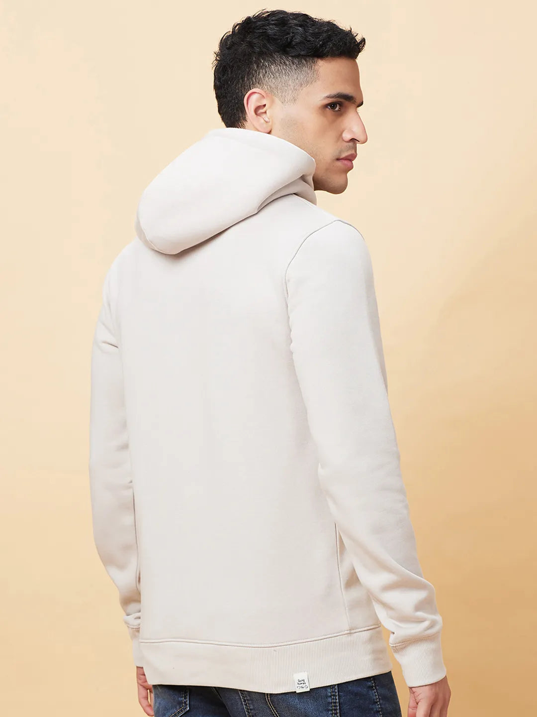 Being Human Clothing Mens-Top Hoody Cement