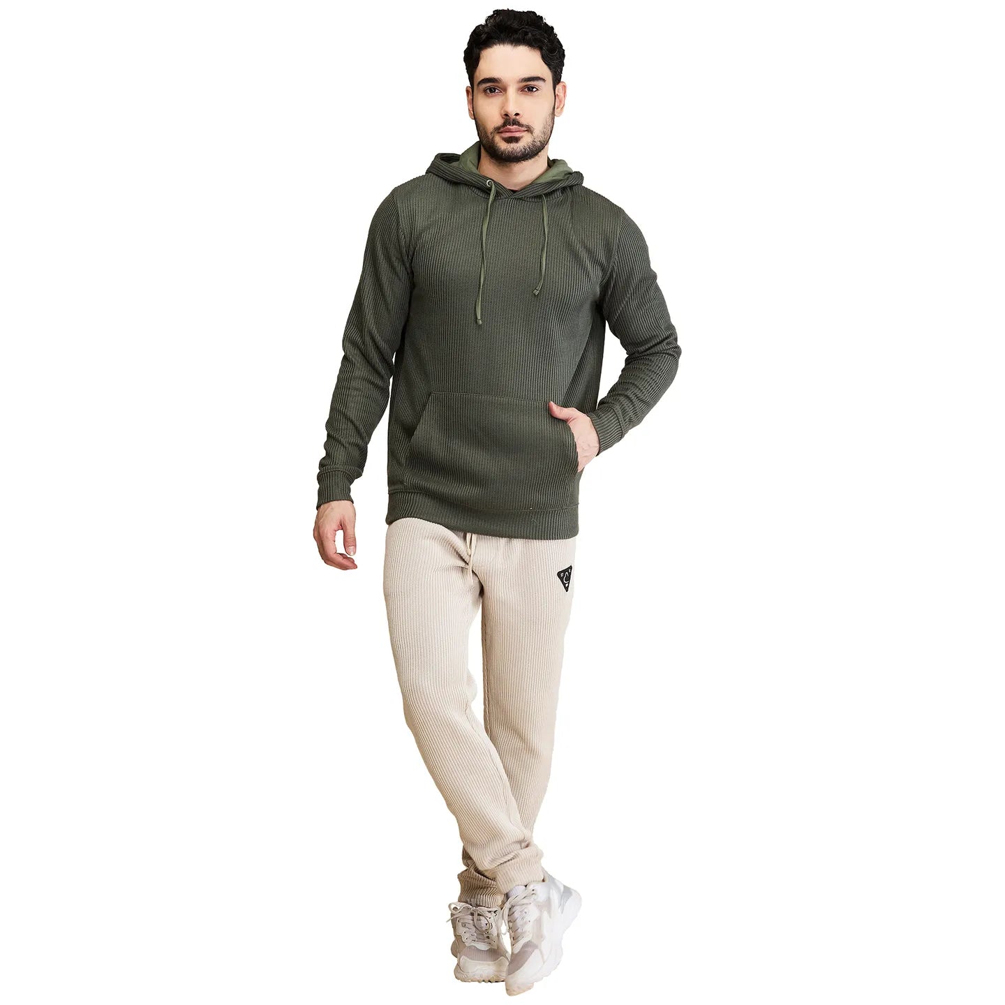 Being Human Clothing Mens-Top Hoody Olive