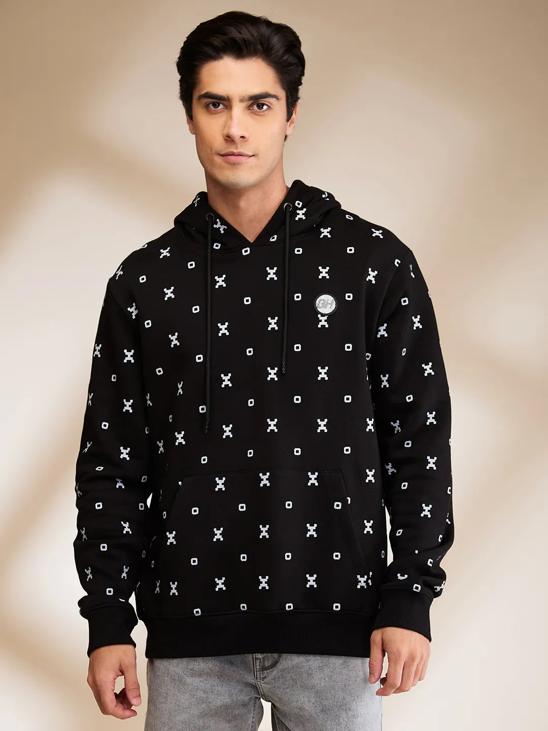 Being Human Clothing Mens-Top Hoody Black