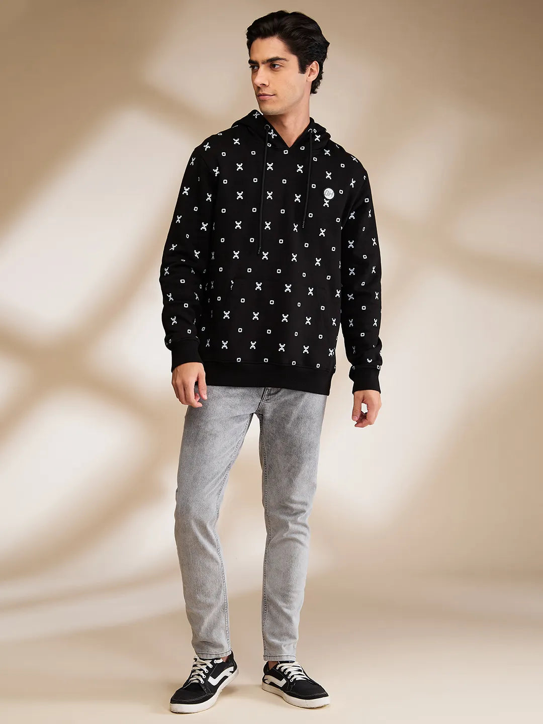 Being Human Clothing Mens-Top Hoody Black