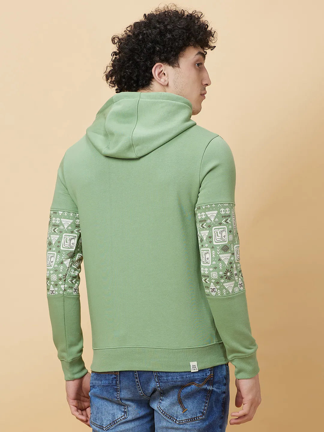 Being Human Clothing Mens-Top Hoody Fern Green
