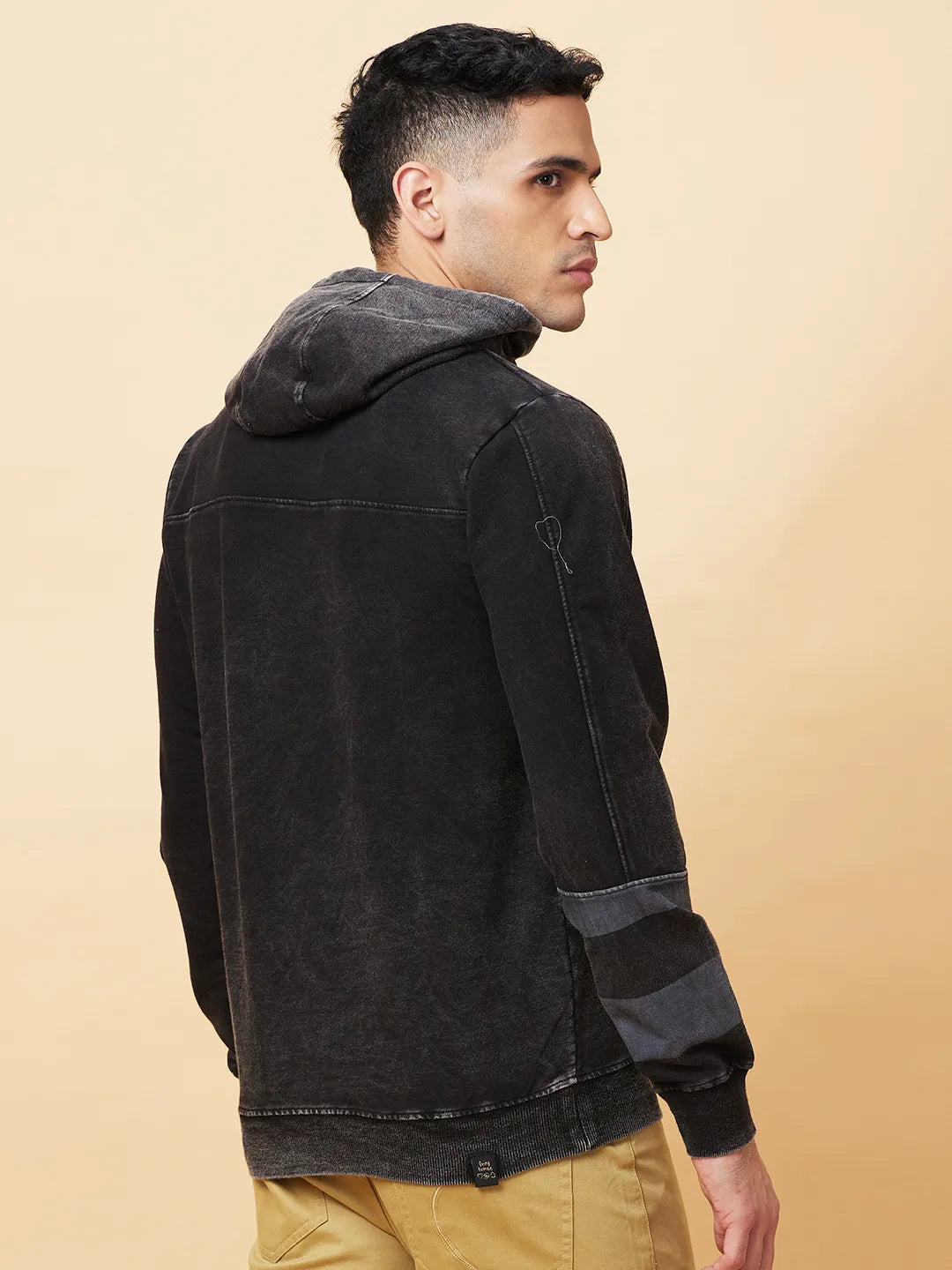 Being Human Clothing Mens-Top Hoody Black