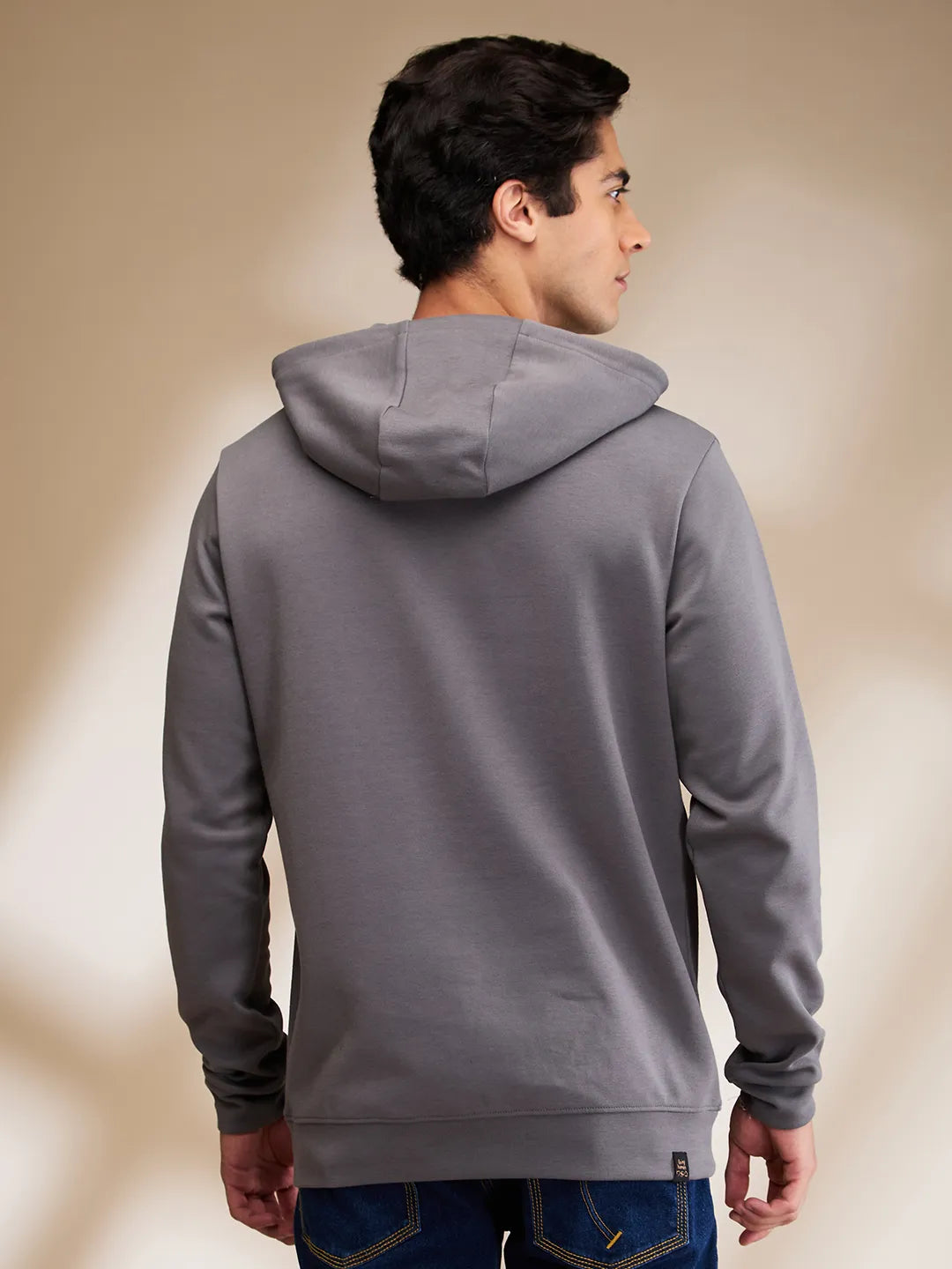 Being Human Clothing Mens-Top Hoody Dk.Grey