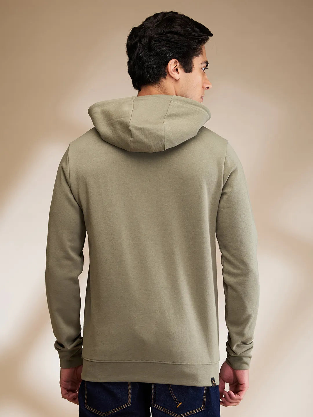 Being Human Clothing Mens-Top Hoody Olive