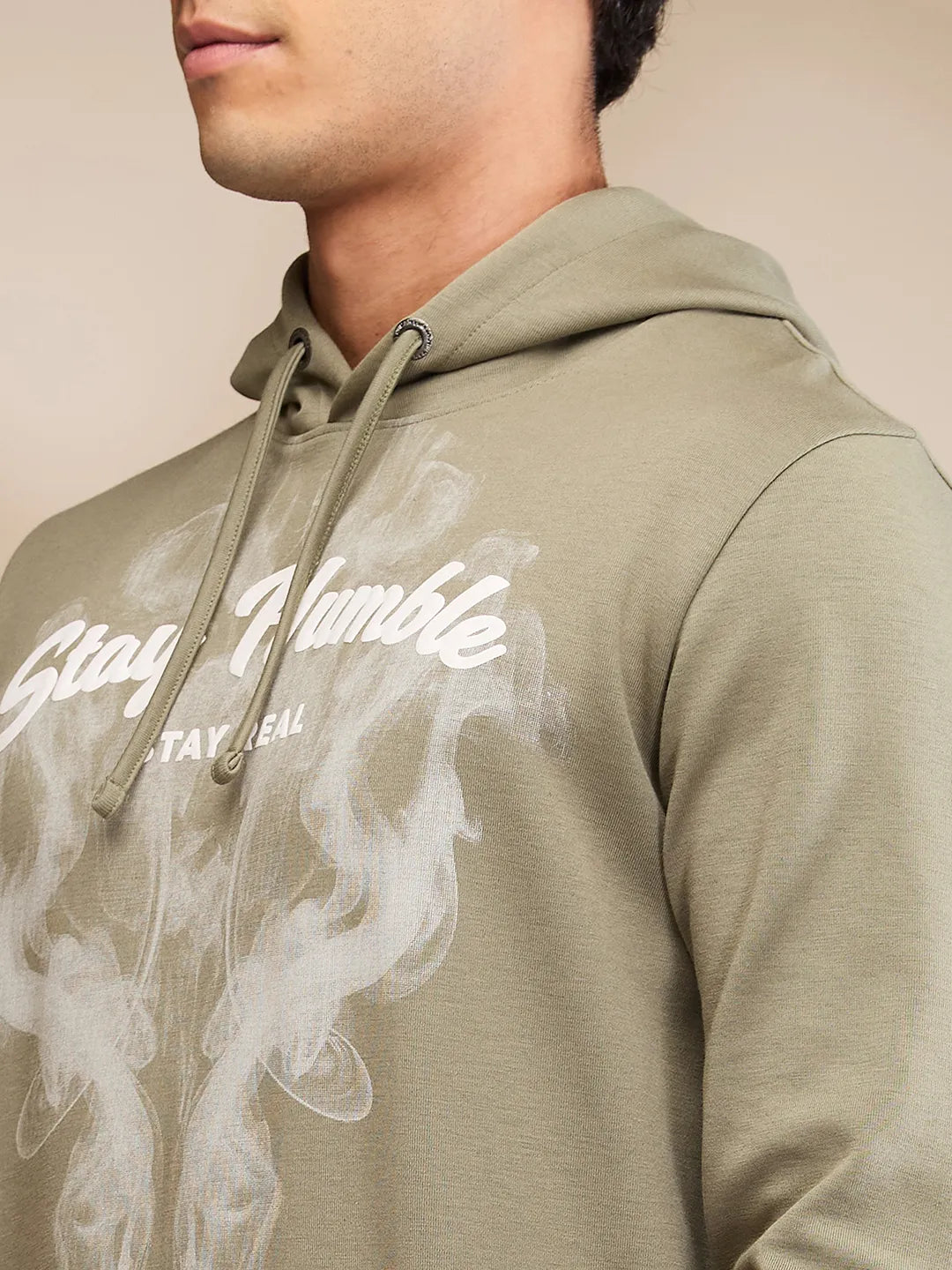 Being Human Clothing Mens-Top Hoody Olive