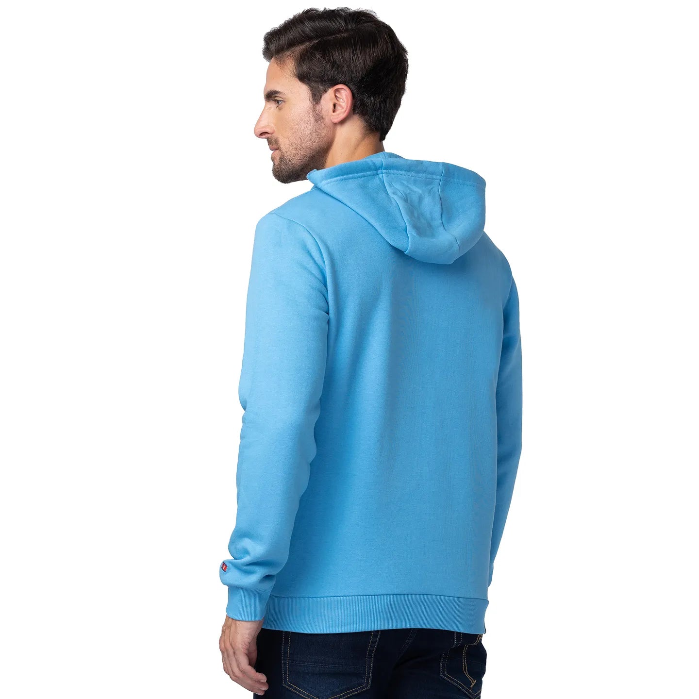 Being Human Clothing Men Regular Fit Hooded Hoody-Blue