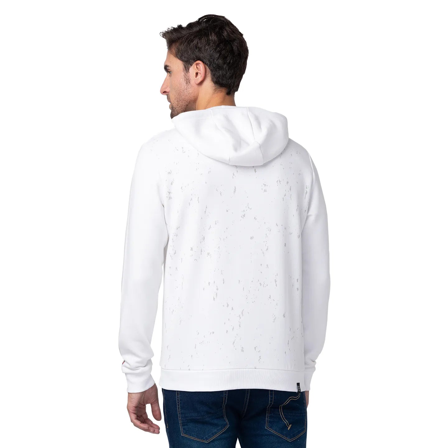 Being Human Clothing Men Regular Fit Hooded Hoody-White