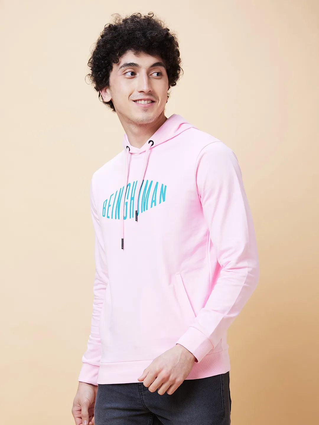 Being Human Clothing Men  Hoody-Pink