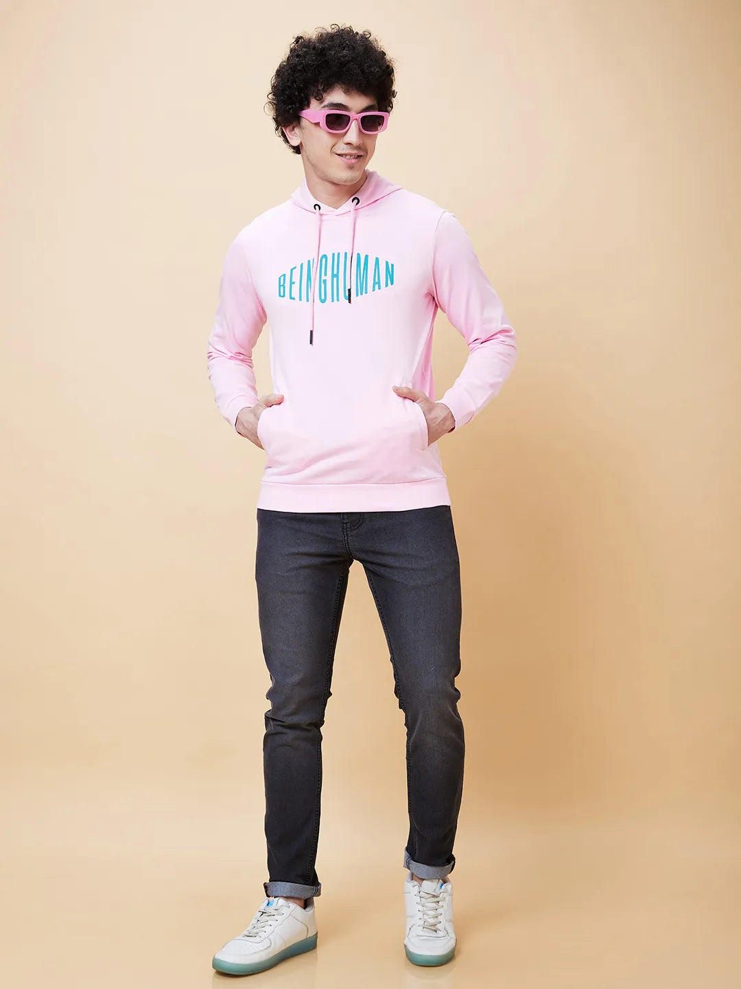 Being Human Clothing Men  Hoody-Pink