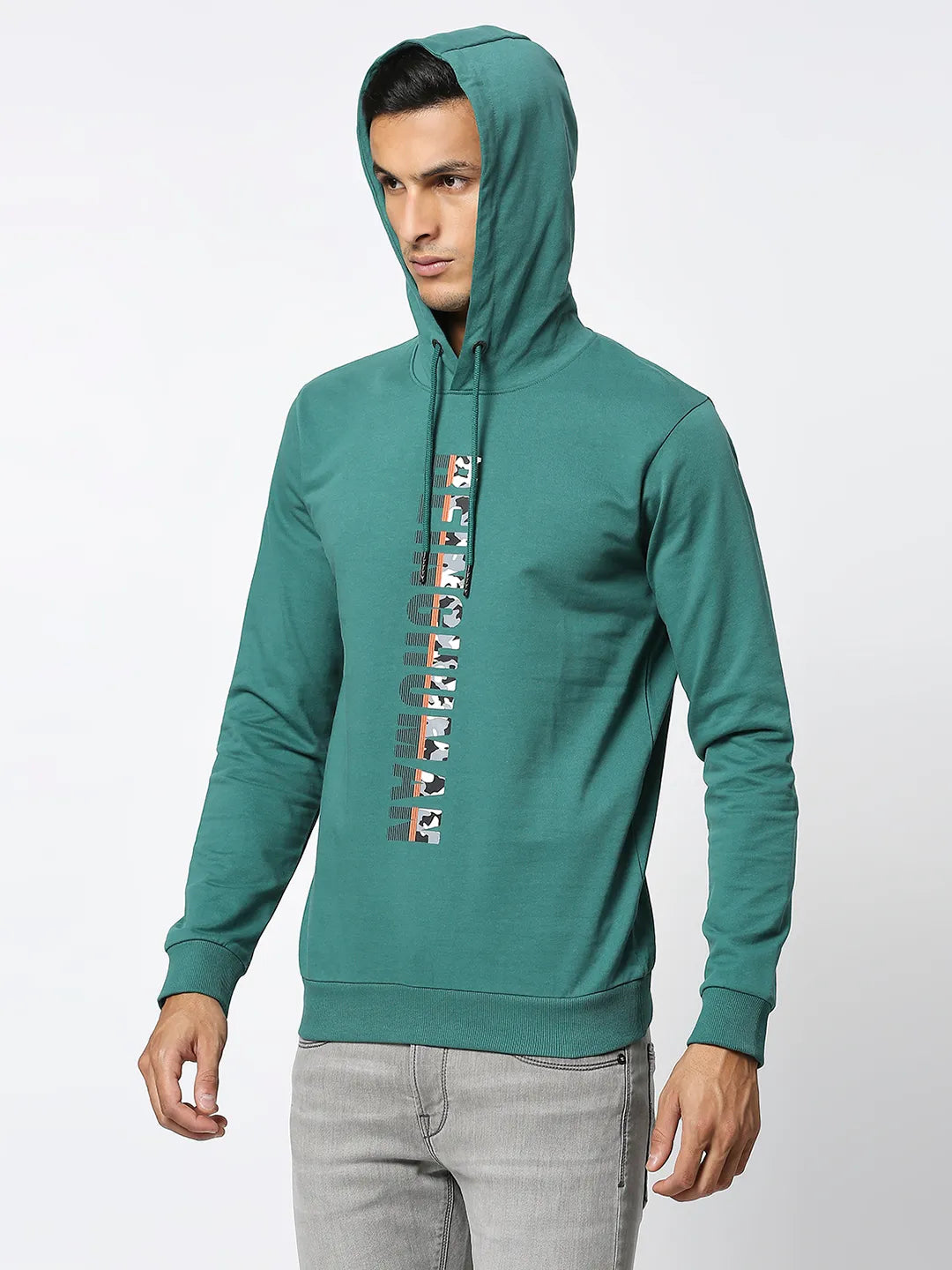 Being Human Clothing Men  Hoody-Evergreen