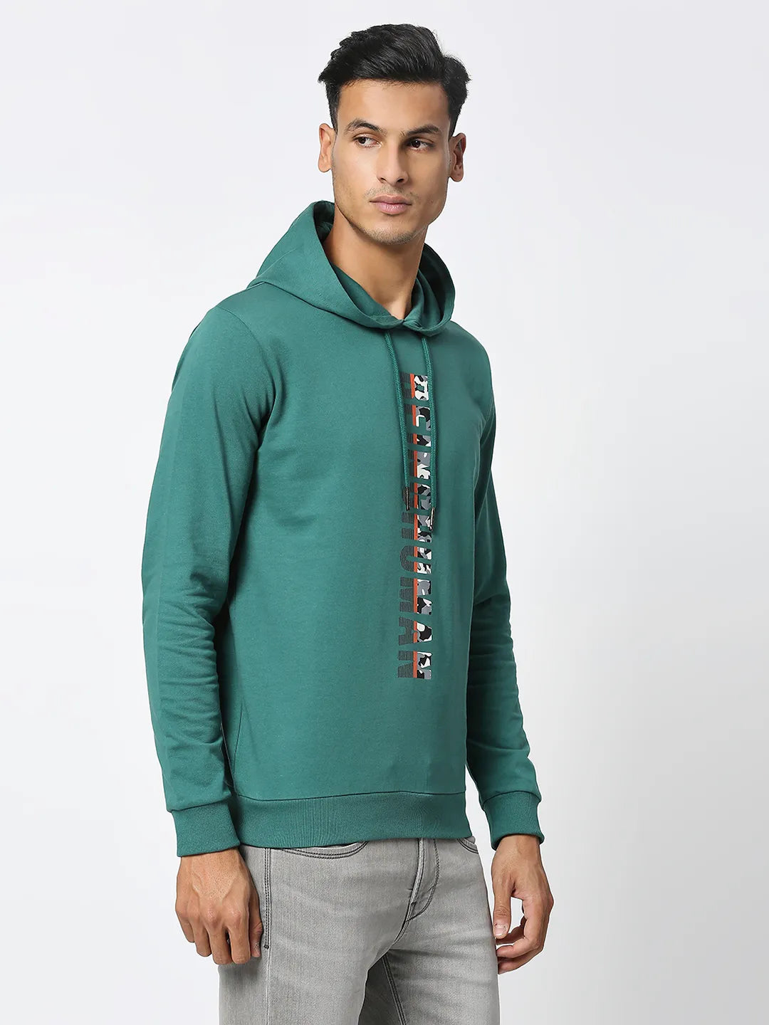 Being Human Clothing Men  Hoody-Evergreen