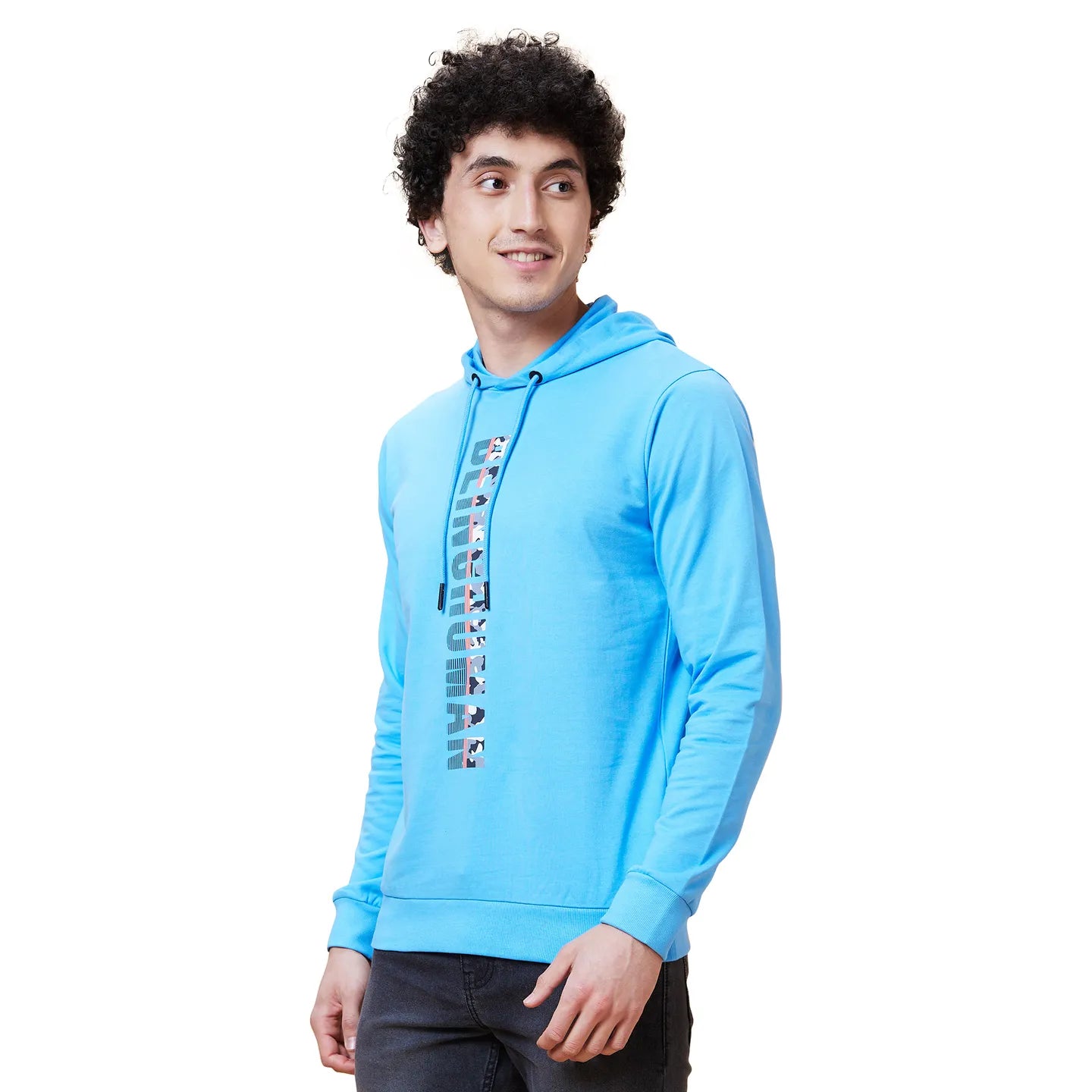 Being Human Clothing Men  Hoody-Light Blue