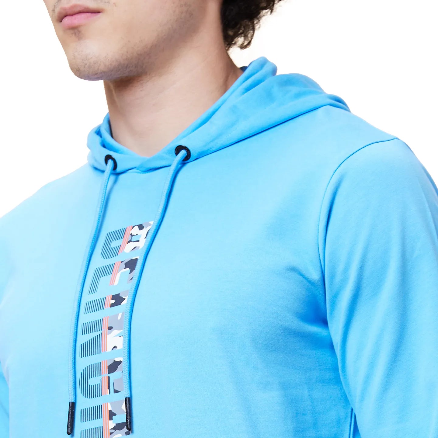 Being Human Clothing Men  Hoody-Light Blue