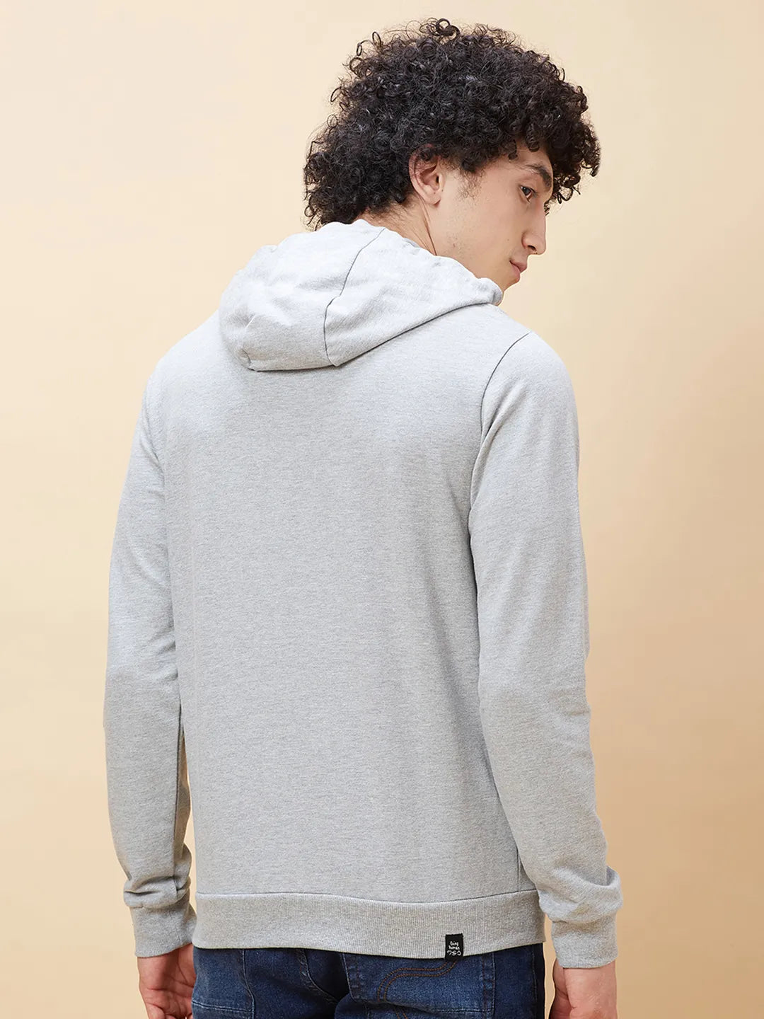 Being Human Clothing Men  Hoody-Grey Melange