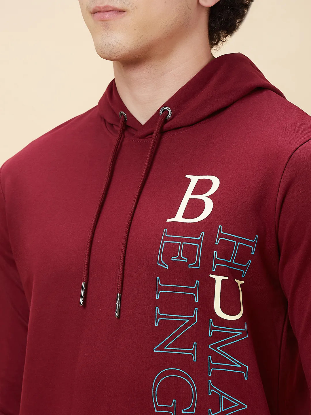 Being Human Clothing Men  Hoody-Wine