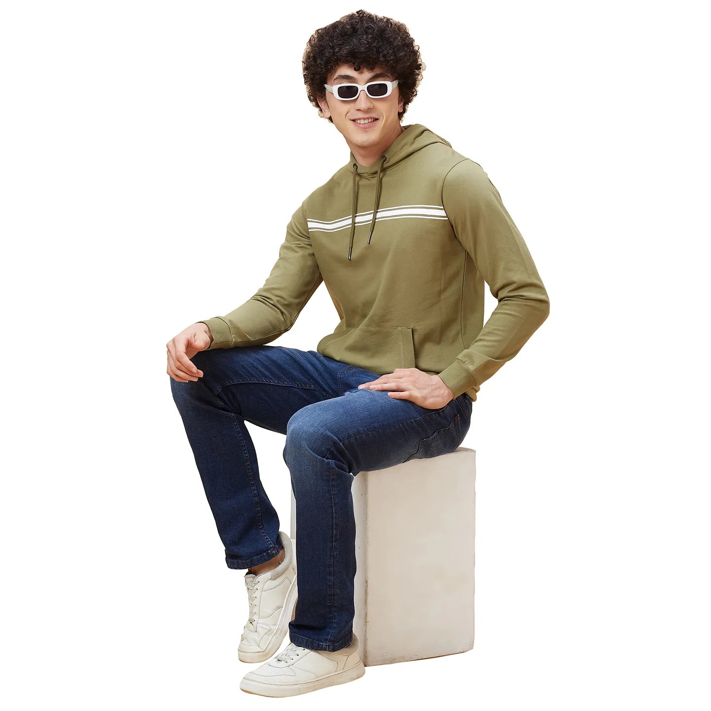 Being Human Clothing Men  Hoody-Olive