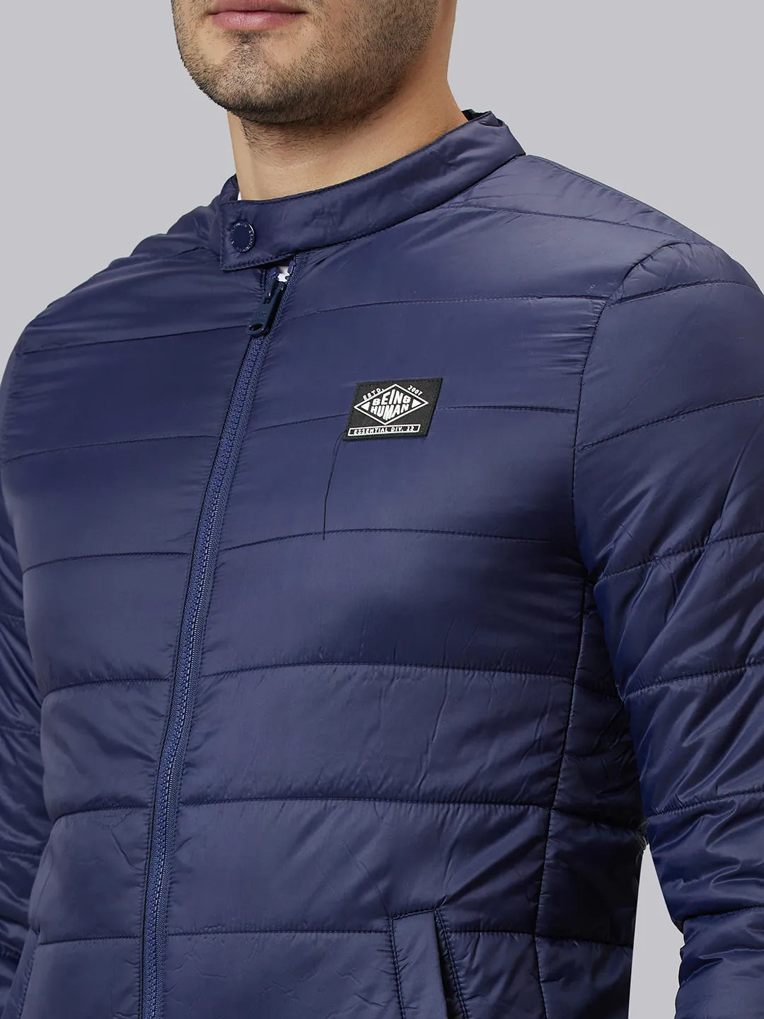 Being Human Clothing Mens-Top Jackets Blue