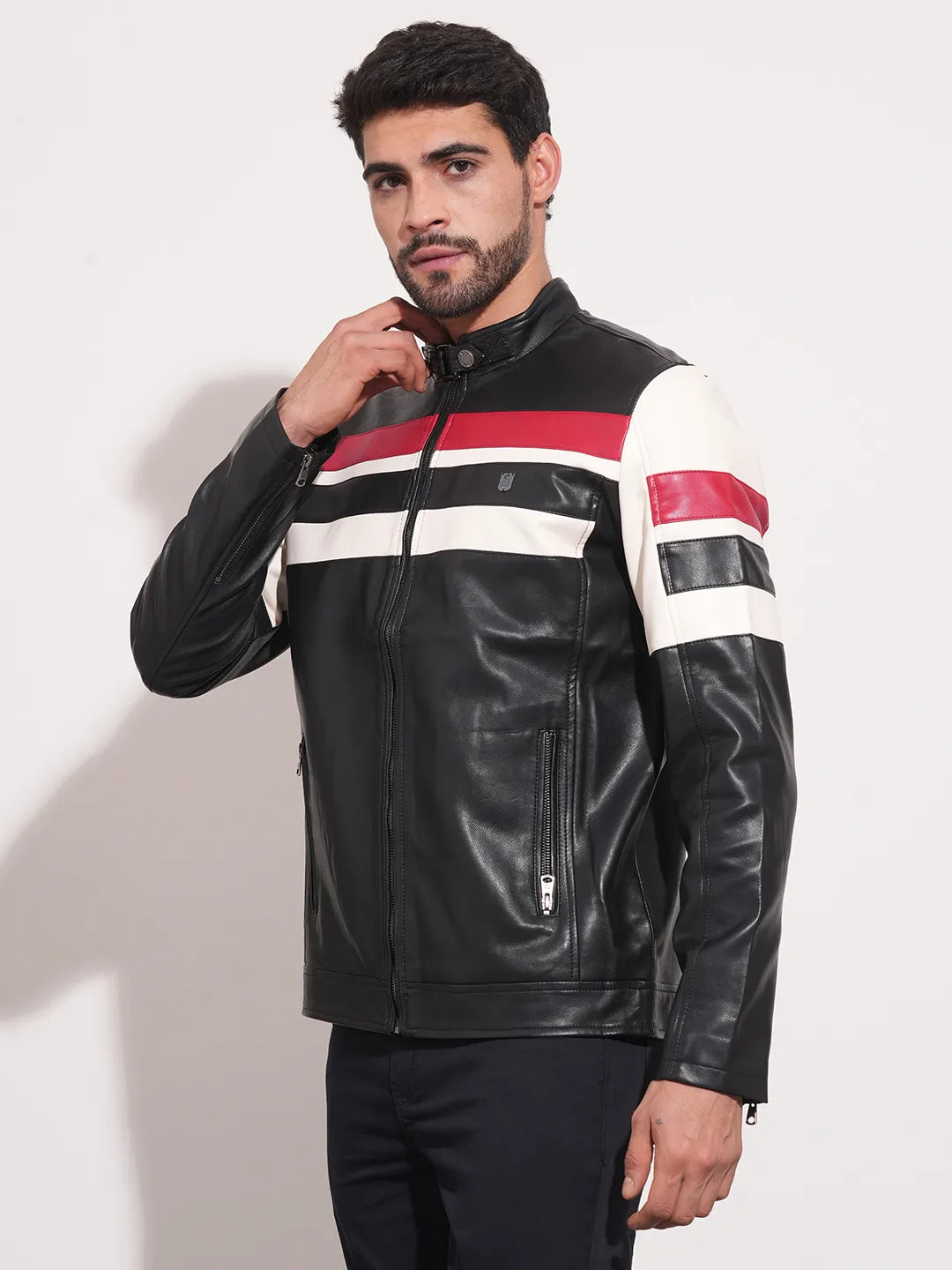 Blue Regular Fit Long Sleeves Men's Jacket by Being Human Clothing