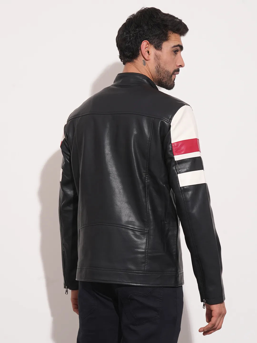 Blue Regular Fit Long Sleeves Men's Jacket by Being Human Clothing