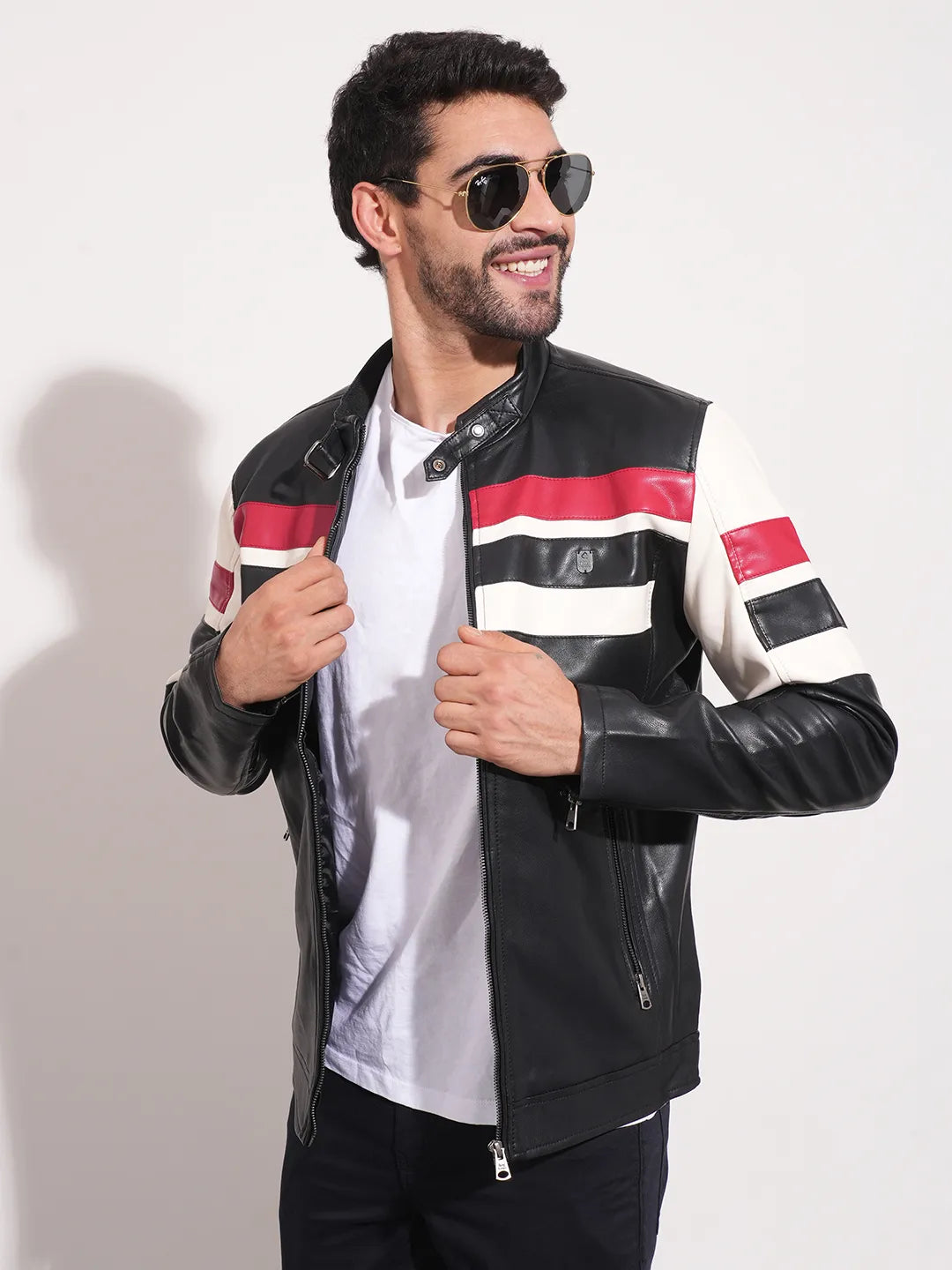 Blue Regular Fit Long Sleeves Men's Jacket by Being Human Clothing