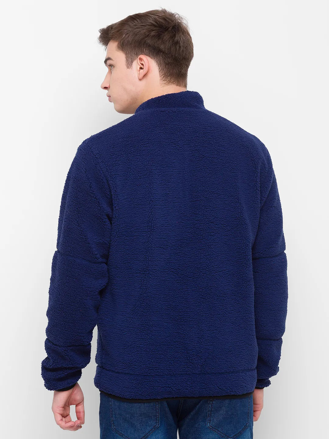 Grey Regular Fit  Mens' Jacket by Being Human Clothing