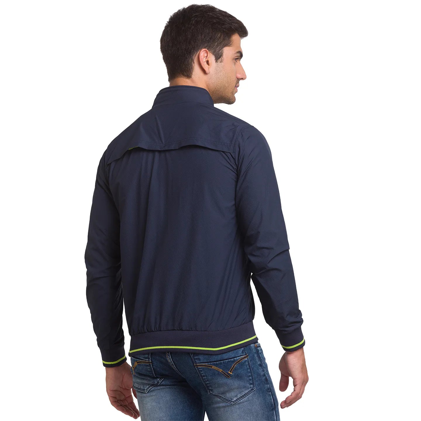 Being Human Clothing Men Regular Fit Collared Jackets-Navy