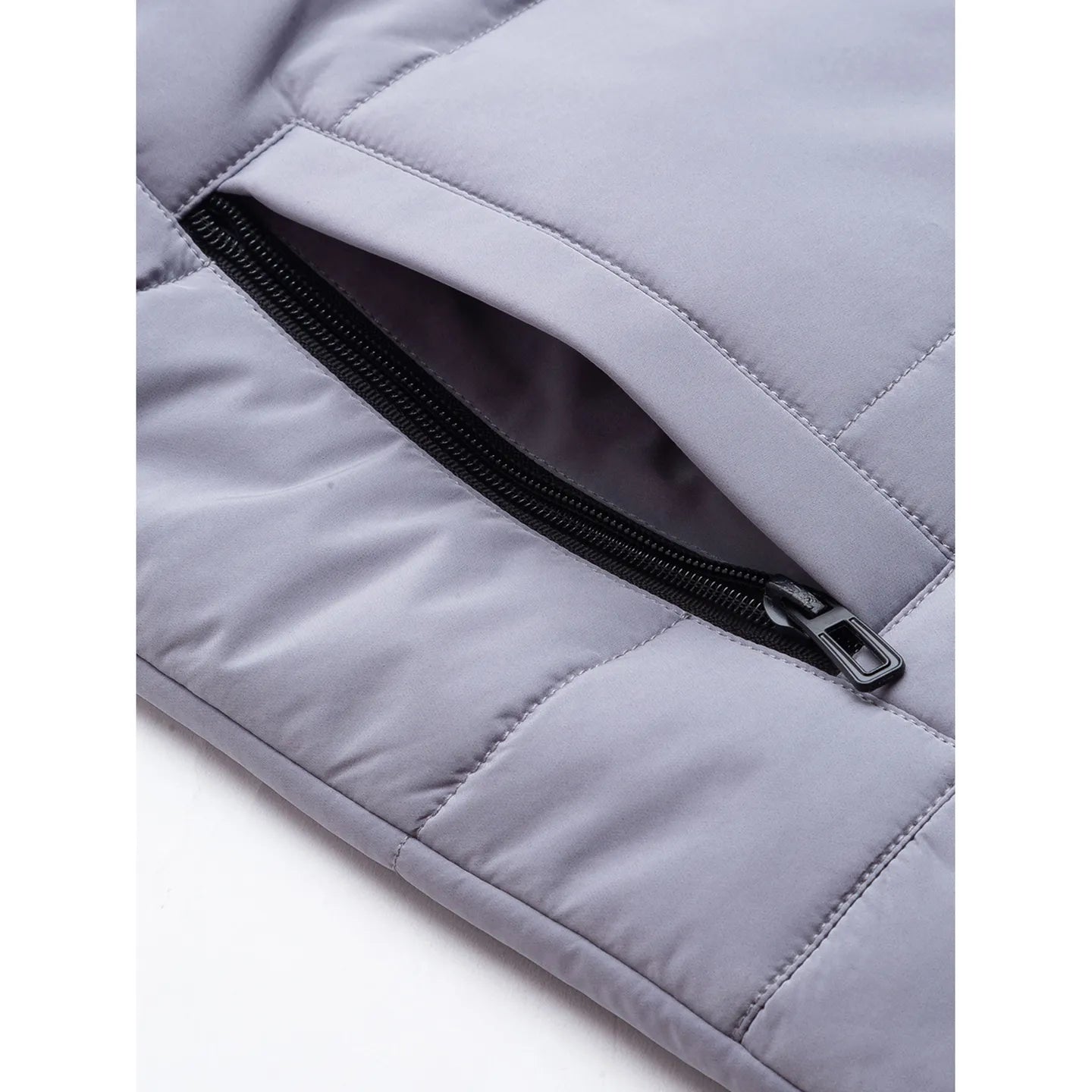 Grey Regular Fit Long Sleeves Polyester Men's Jacket by Being Human Clothing