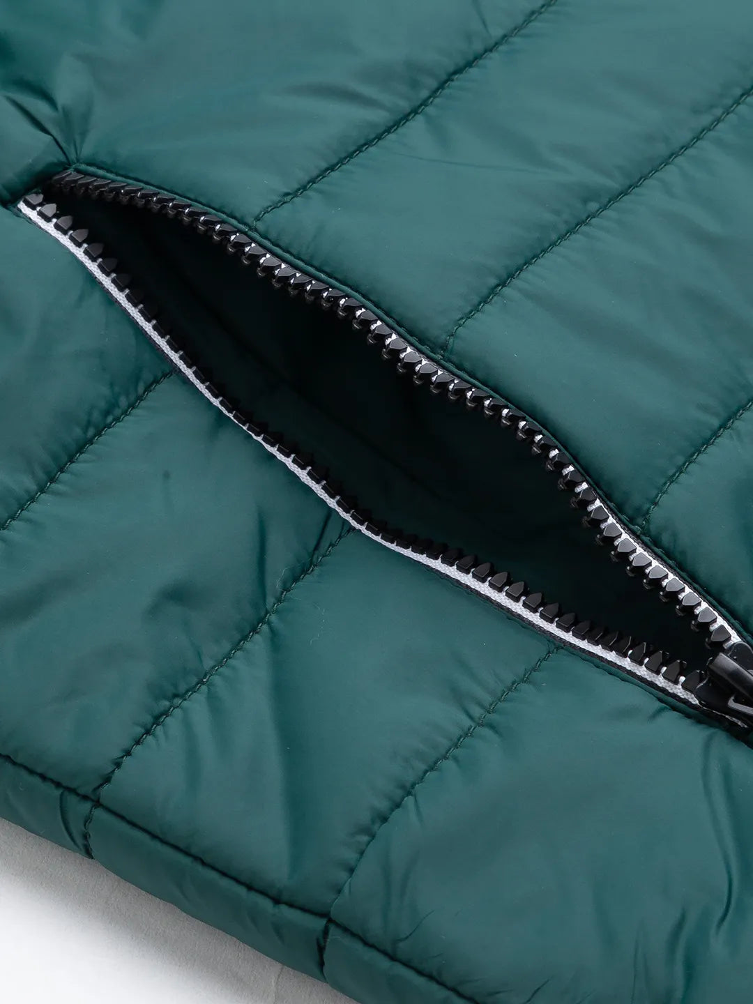 Green Regular Fit Long Sleeves Polyester Men's Jacket by Being Human Clothing