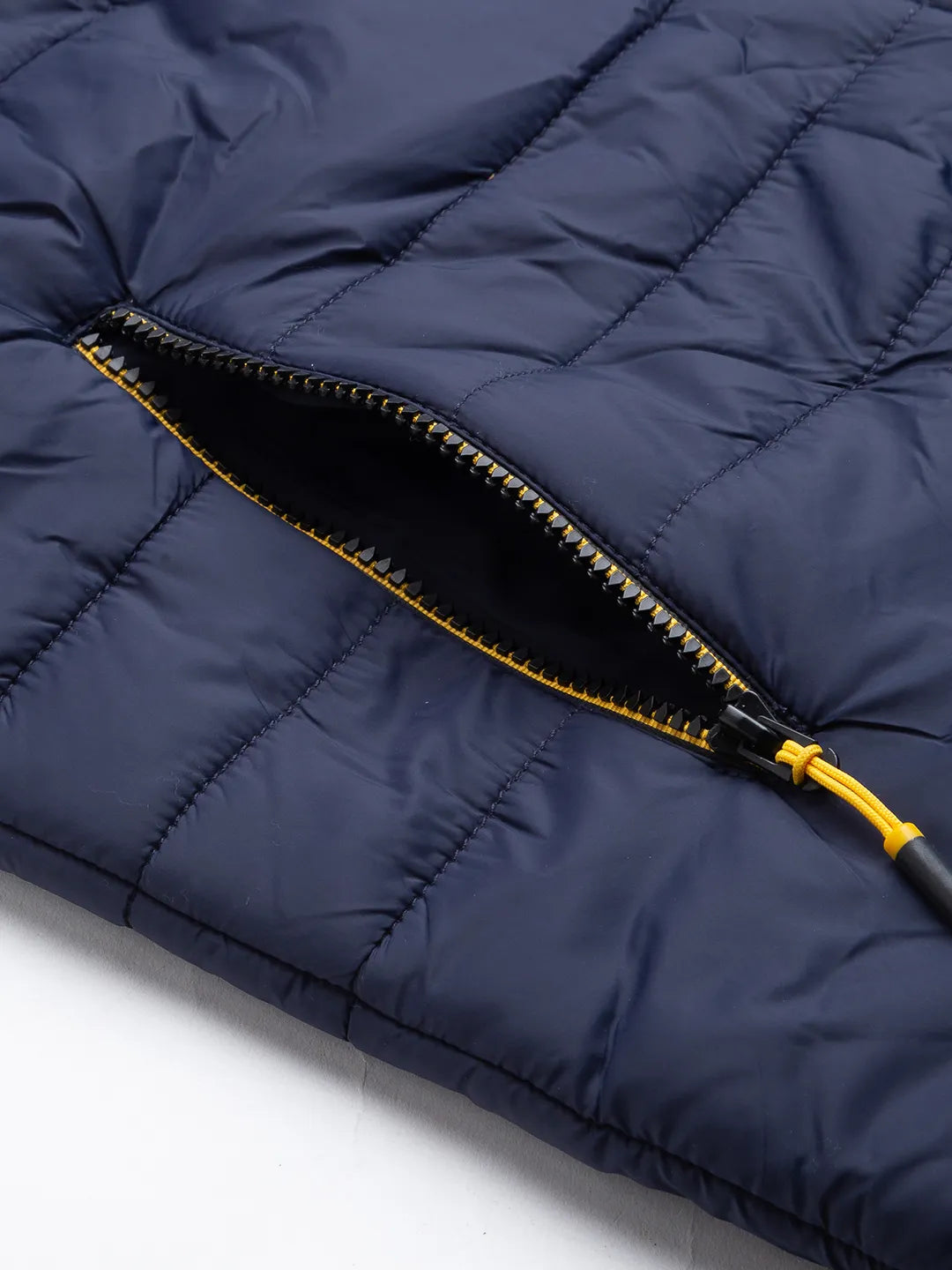 Blue Regular Fit Long Sleeves Polyester Men's Jacket by Being Human Clothing