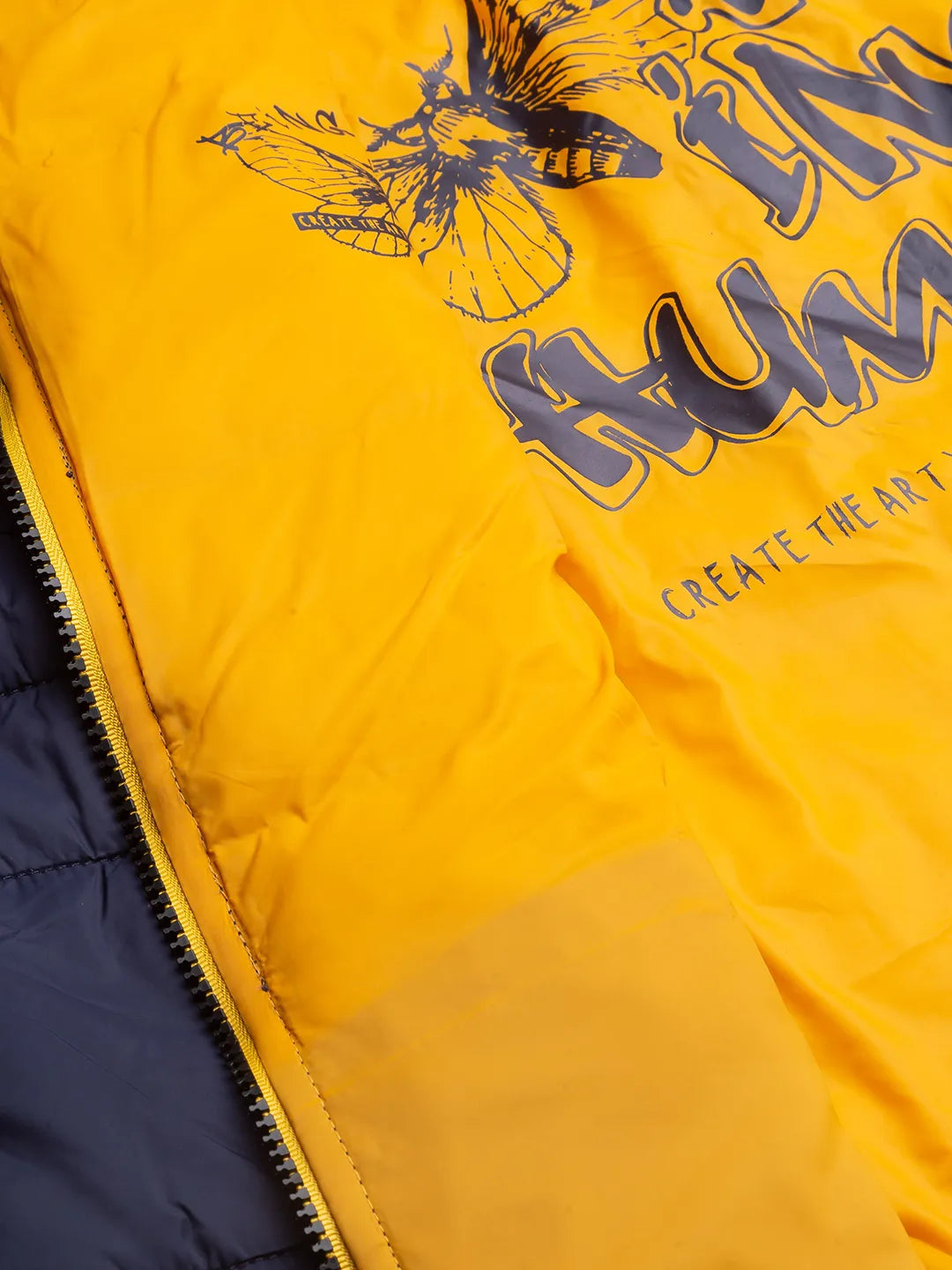 Blue Regular Fit Long Sleeves Polyester Men's Jacket by Being Human Clothing