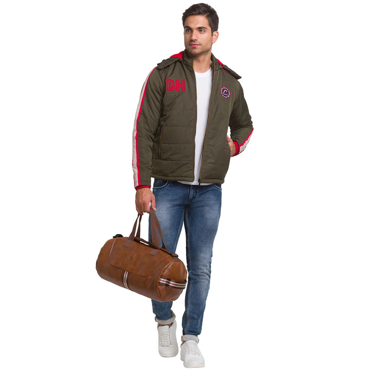 Olive Regular Fit Men's Jacket