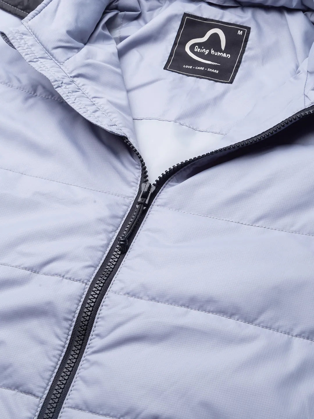 Being Human Clothing Men Regular Fit Collared Jackets-Grey