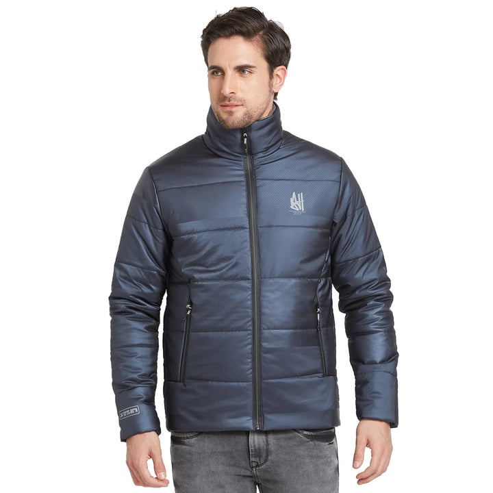 Navy Regular Fit Men's Jacket by Being Human Clothing