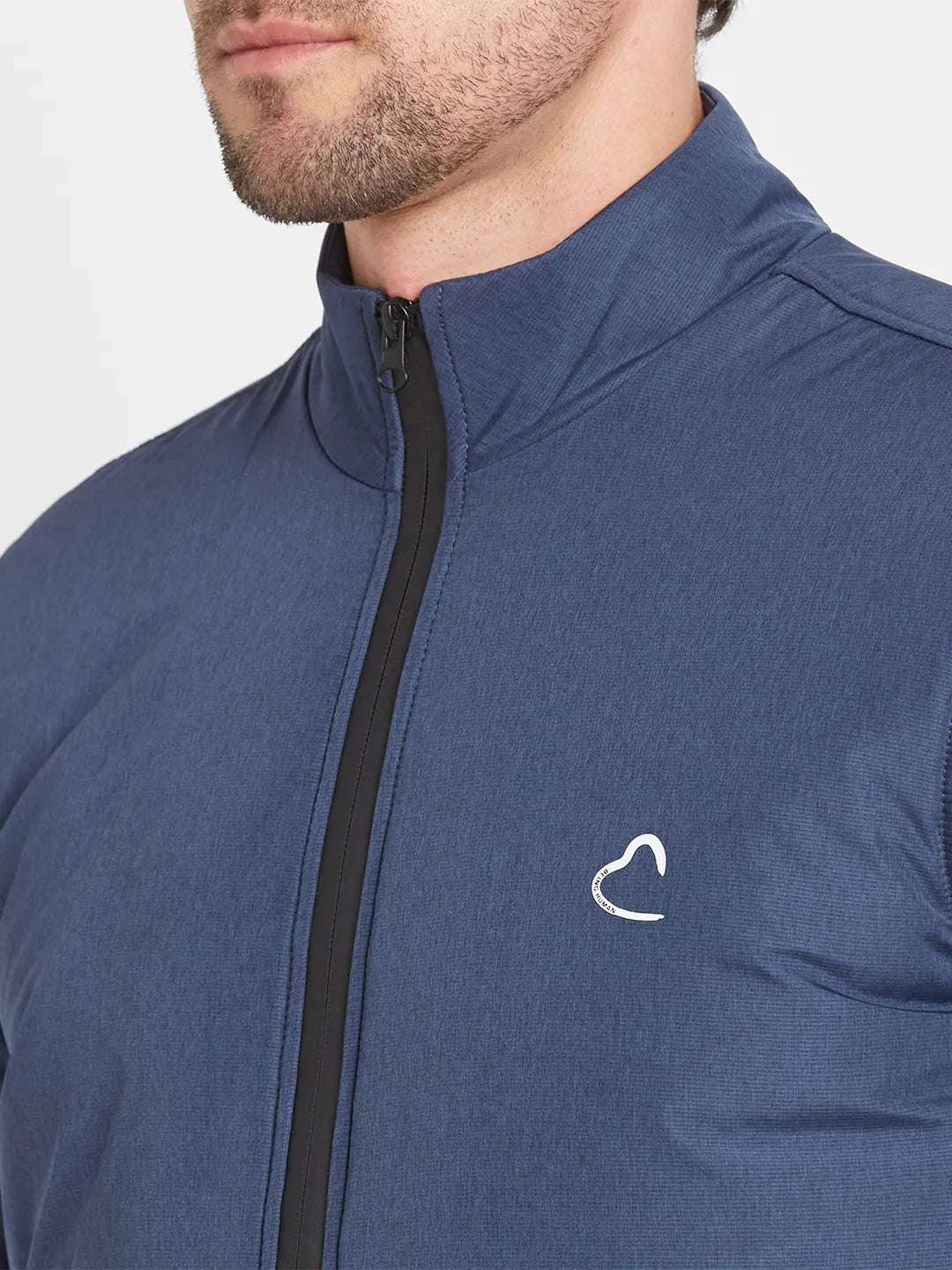 Navy Regular Fit Men's Jacket by Being Human Clothing