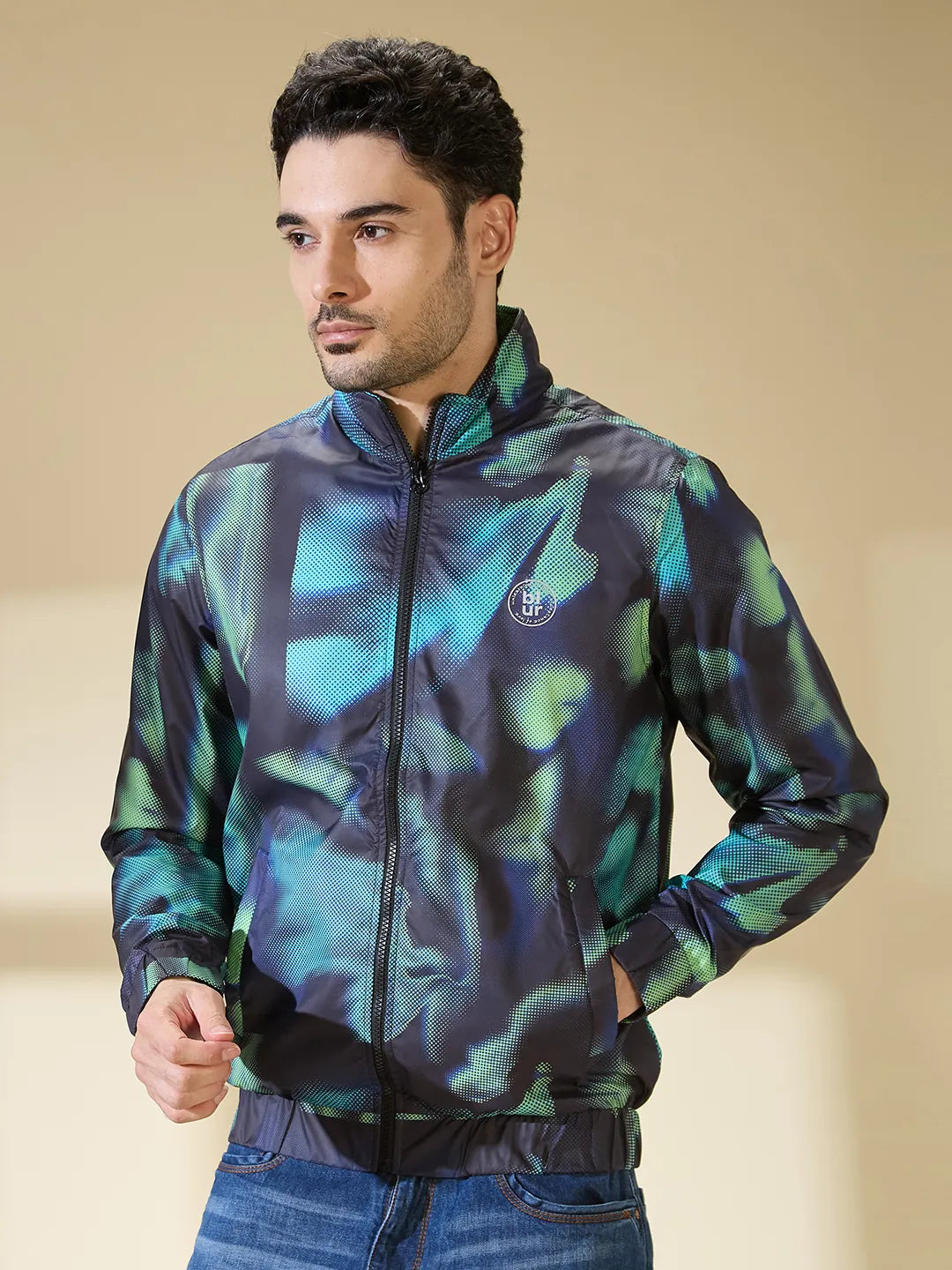 Being Human Clothing Men None Jackets-Black/Green