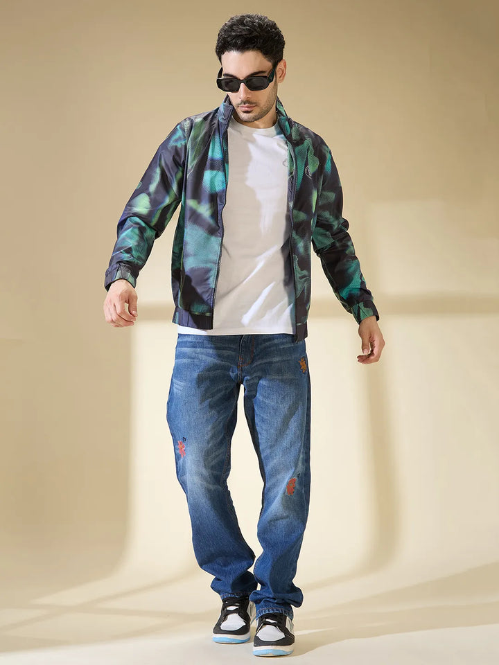 Black Regular Fit Men's Jacket