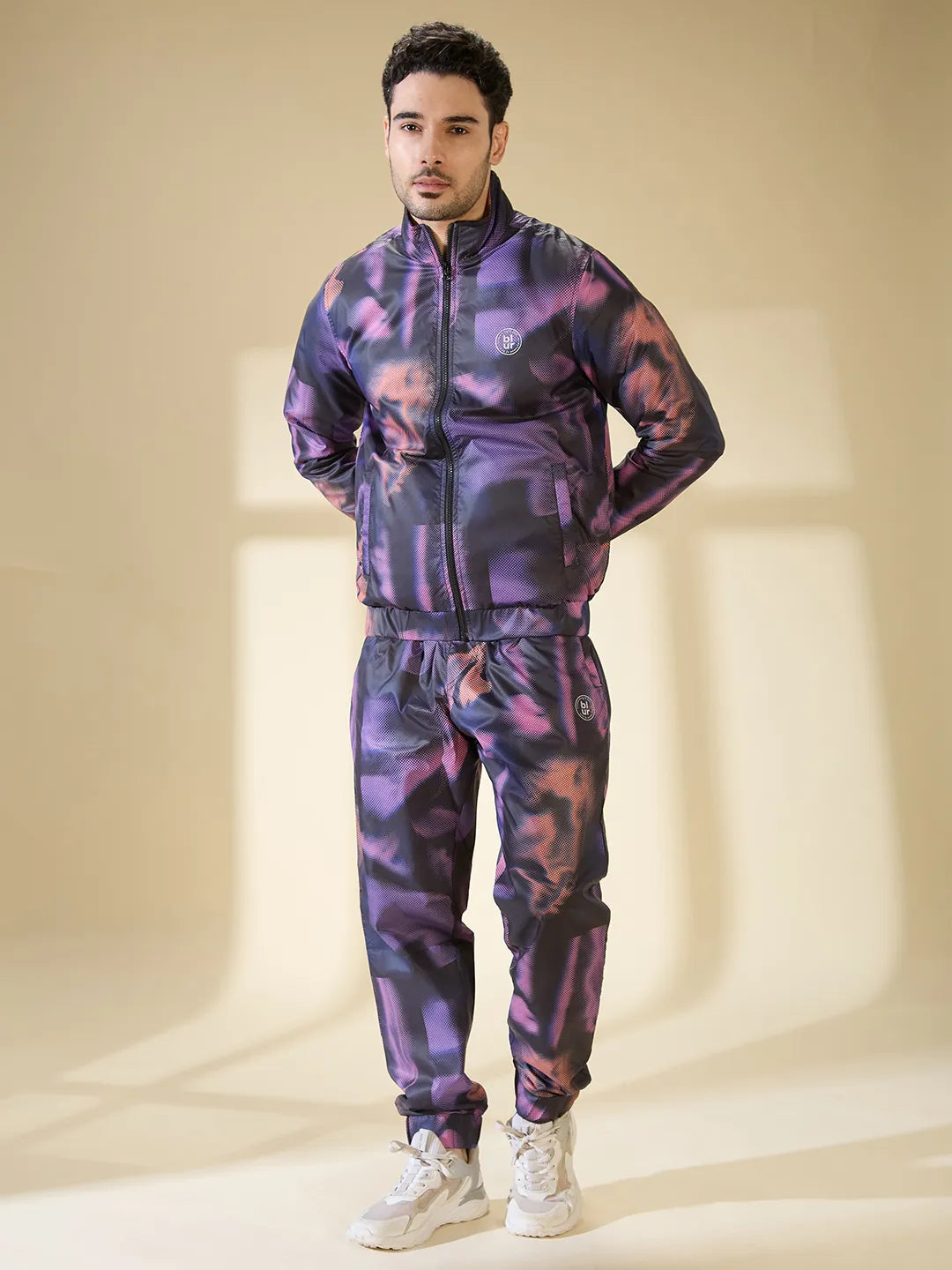 Being Human Clothing Men None Jackets-Black/Purple