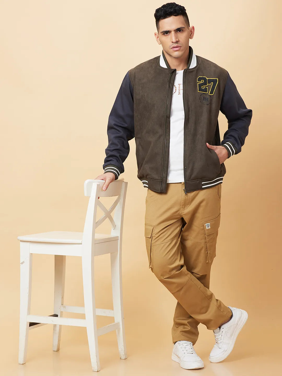 Being Human Clothing Mens-Top Jackets Olive