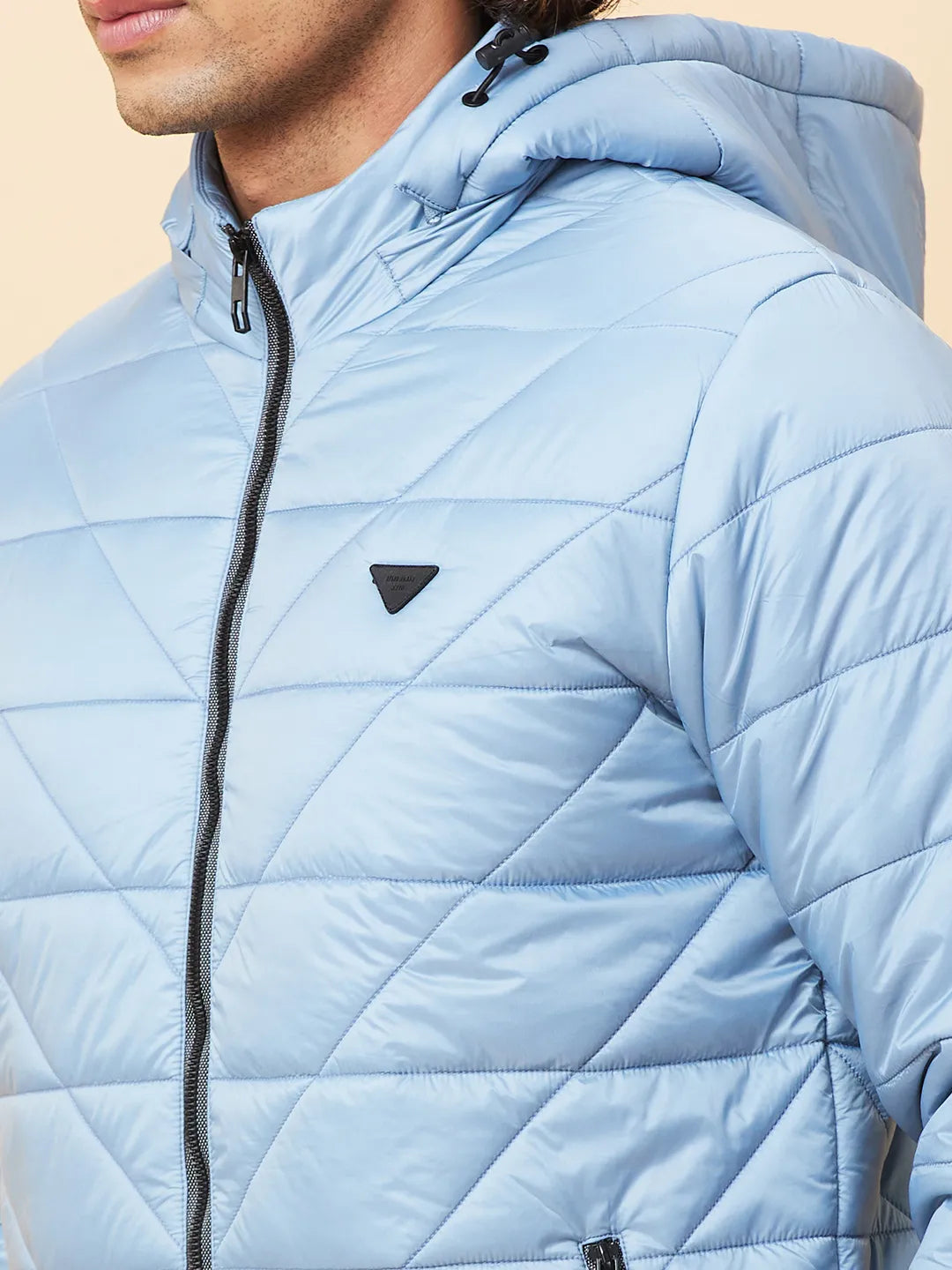 Blue Regular Fit Men's Jacket by Being Human Clothing