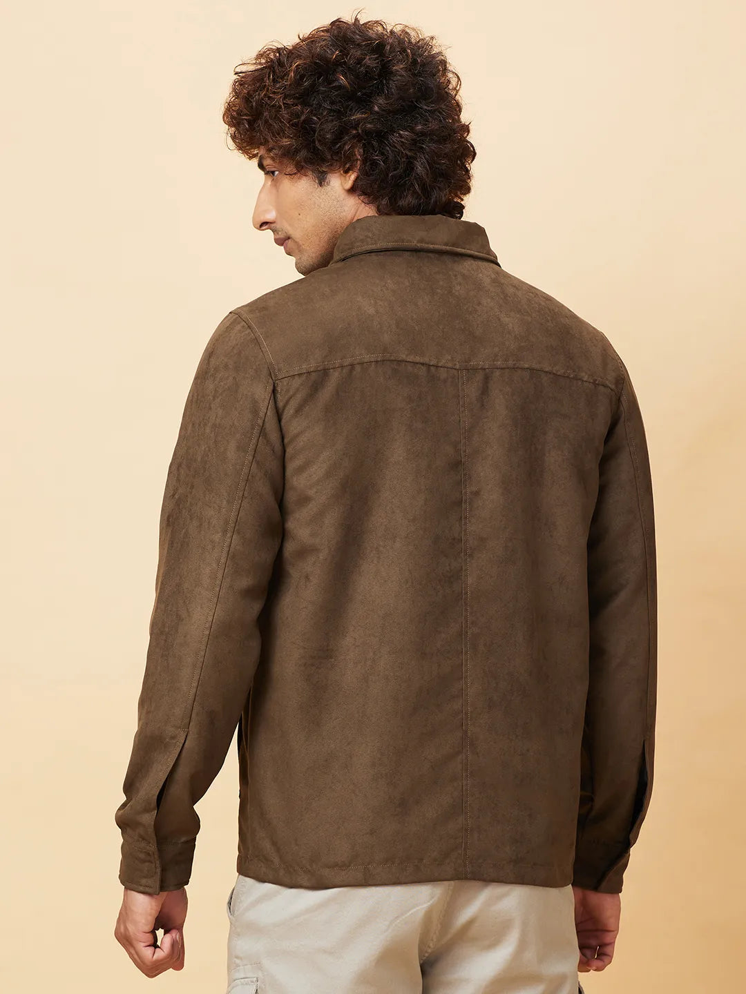 Olive Regular Fit  Mens' Jacket by Being Human Clothing