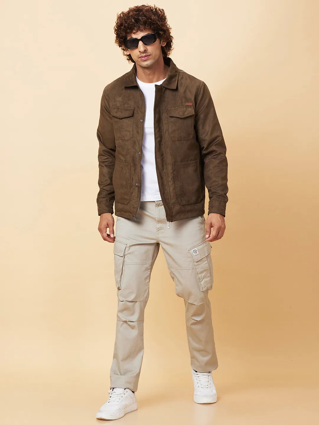 Olive Regular Fit  Mens' Jacket by Being Human Clothing