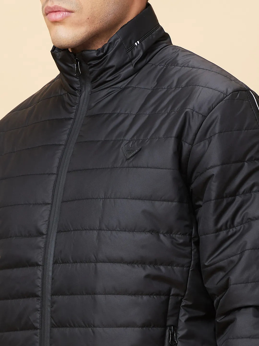 Black Regular Fit  Mens' Jacket by Being Human Clothing