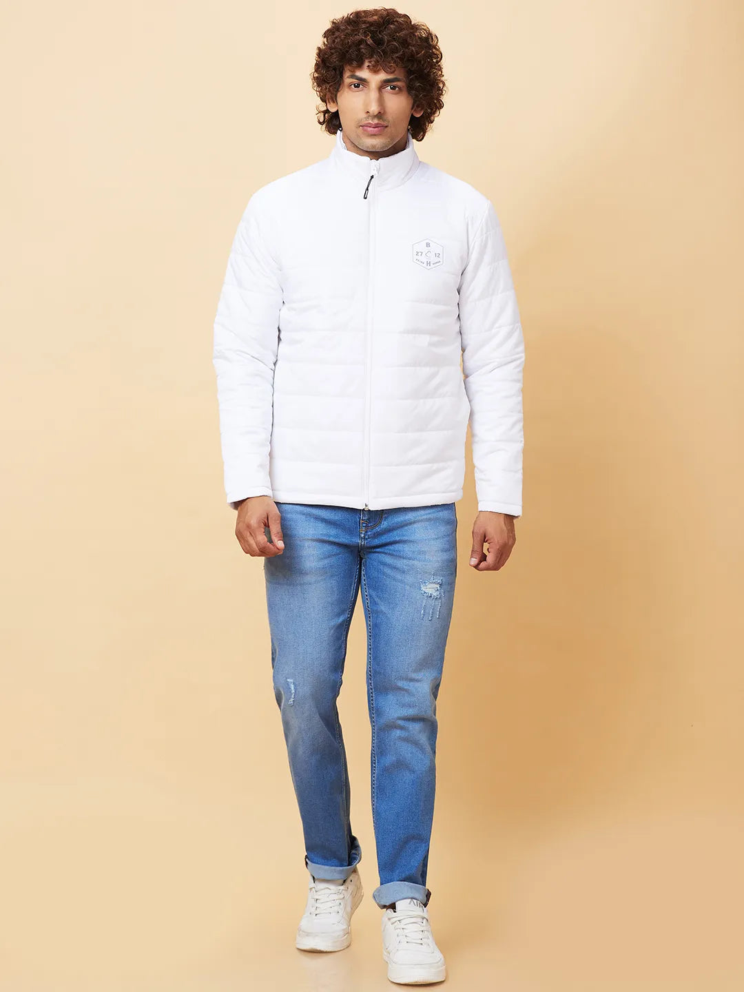 Being Human Clothing Mens-Top Jackets White