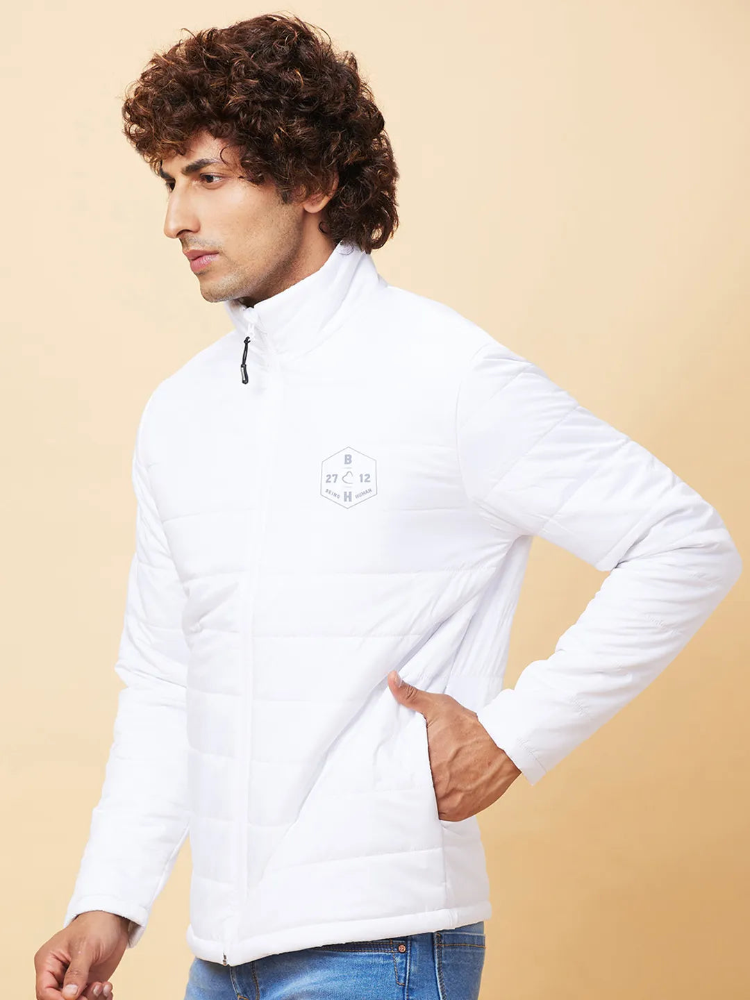 Being Human Clothing Mens-Top Jackets White