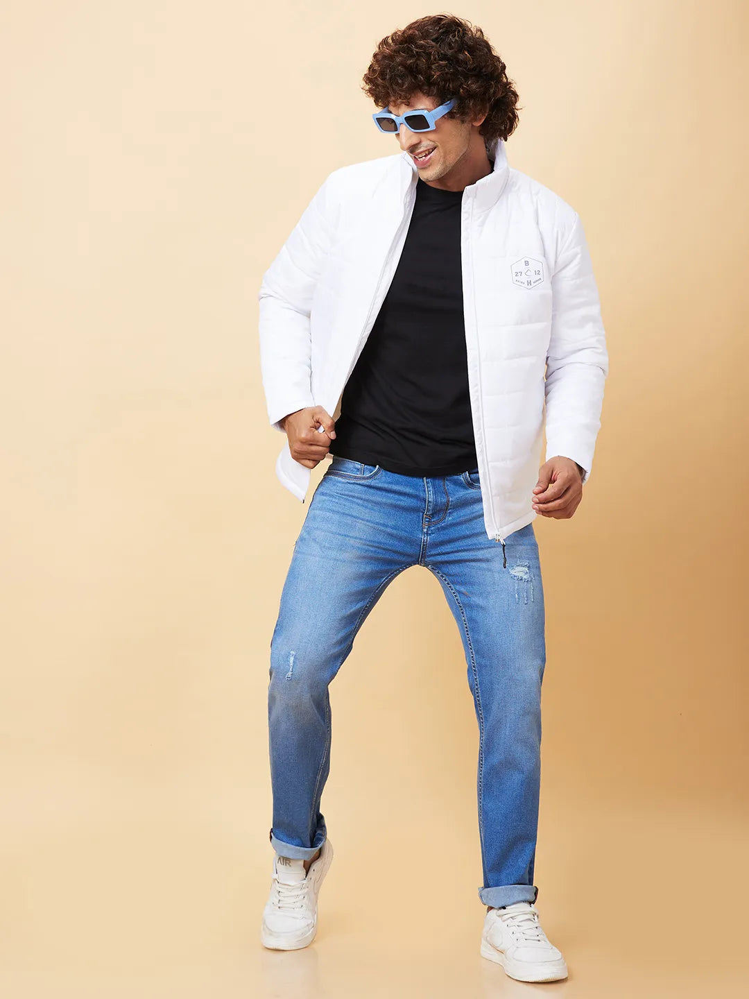 Being Human Clothing Mens-Top Jackets White