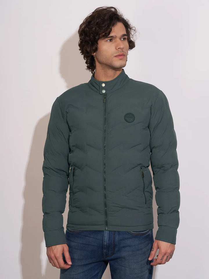 Regular Fit Long Sleeves Polyester Men's Jacket