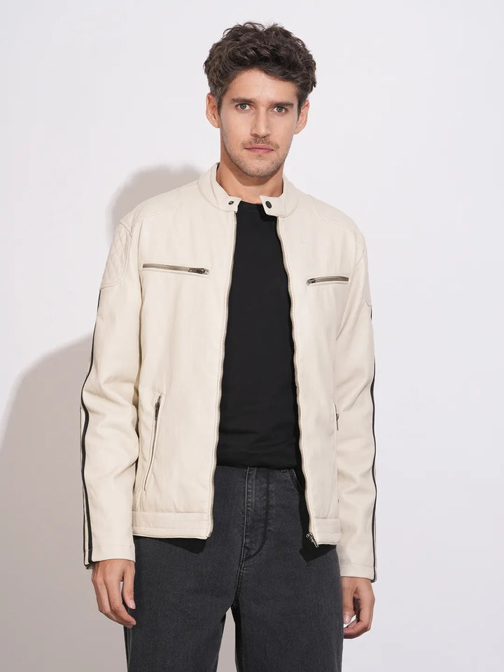 Off-White Regular Fit Long Sleeves Men's Jacket