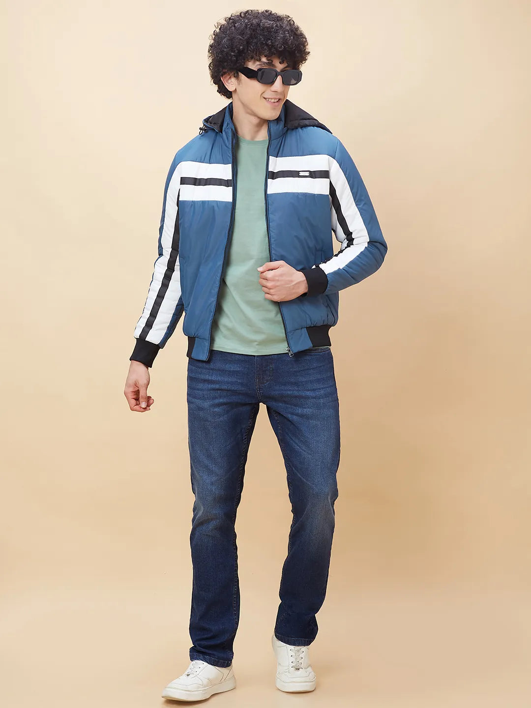 Being Human Clothing Men  Jackets-Air Force And White