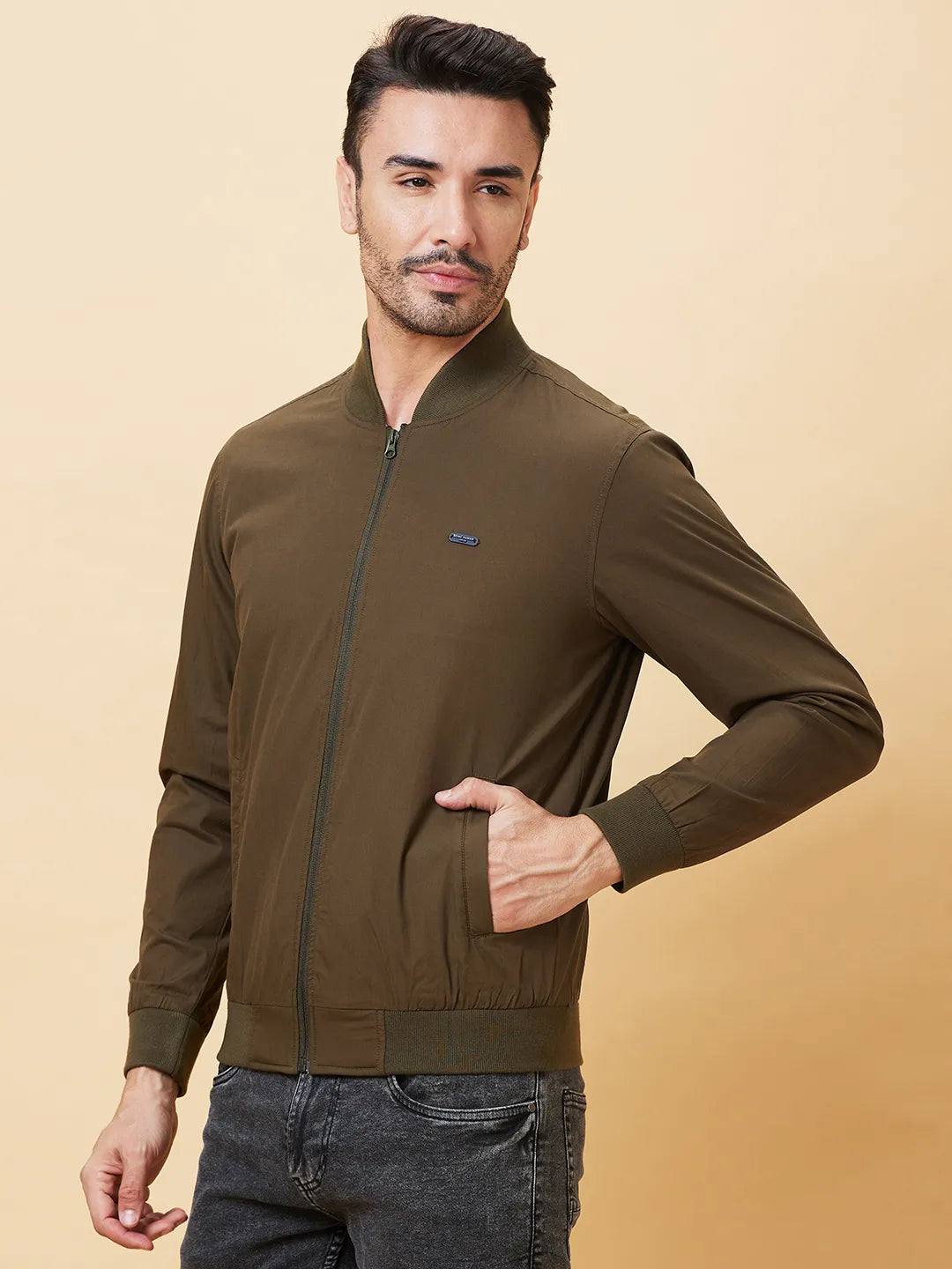 Being Human Clothing Men  Jackets-Olive